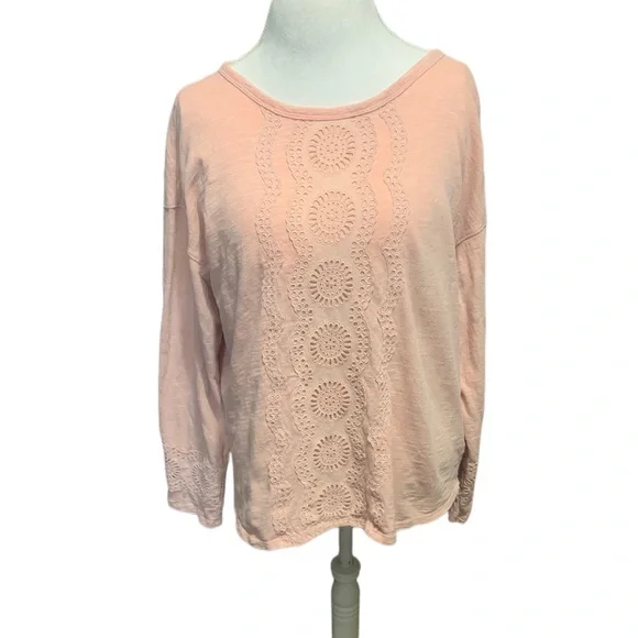 Knox Rose Dusty Pink Long Sleeve Shirt - Picture 1 of 8